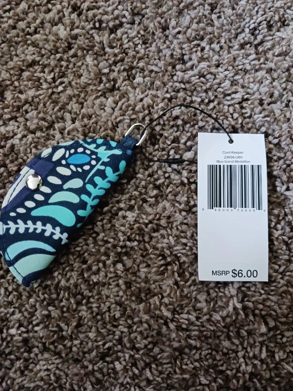 NWT Vera Bradley cord keeper